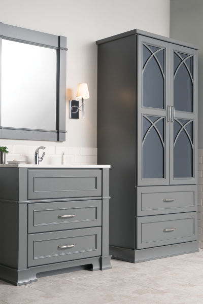 Quality bathroom vanities in MOXIE store